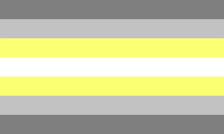Demigender or Deminonbinary Flag