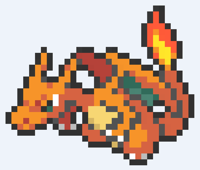 #0006 Flame Monster 2 Cushion