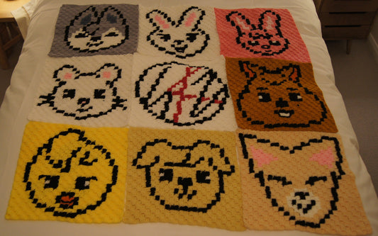 Stray Kids Patch Blanket 1