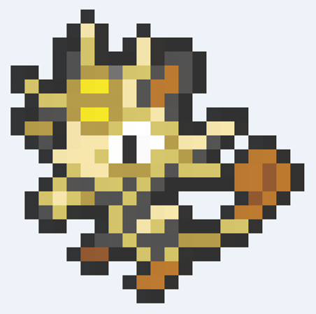 #0052 Scratch Cat Monster 1 temporary listing