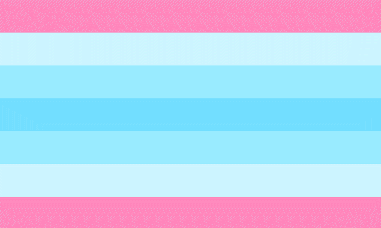 Transmasculine Flag - pink and blue